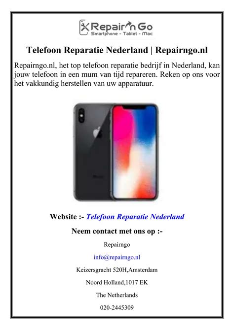 telefoon reparatie reigerstraat breda